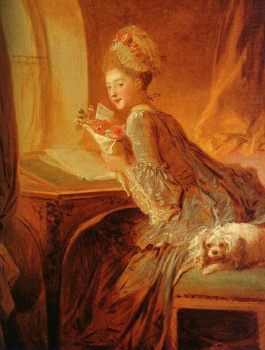 Jean-Honore Fragonard The Love Letter china oil painting image